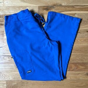 Large Petite Grey’s Anatomy Scrub Pants- Royal Blue